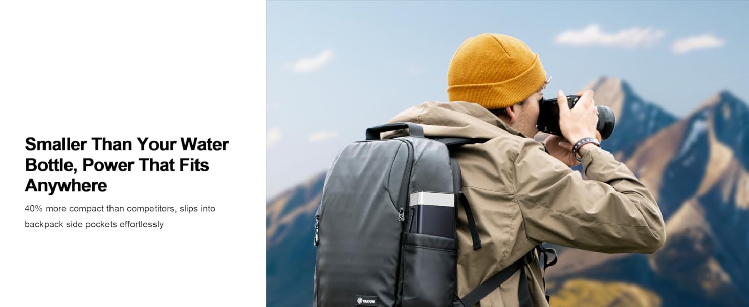 Powerbank 60000mAh 22,5W PD з USB-C, чорний: зовнішній акумулятор з 5 виходами та 2 входами, сумісний з iPhone, iPad, Samsung