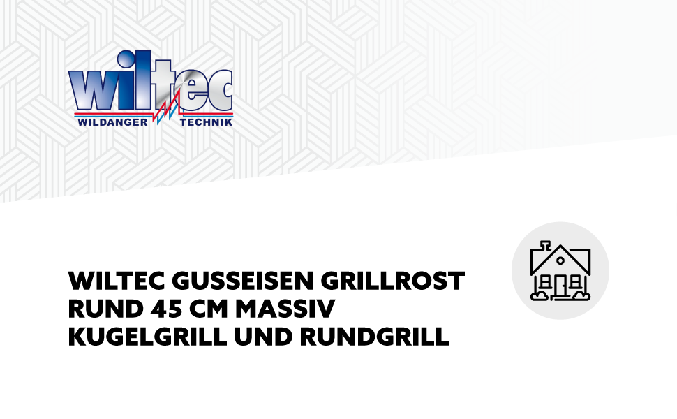 Чавунний гриль-решітка Gusseisen, діаметр 45 см, для вугільних та газових грилів