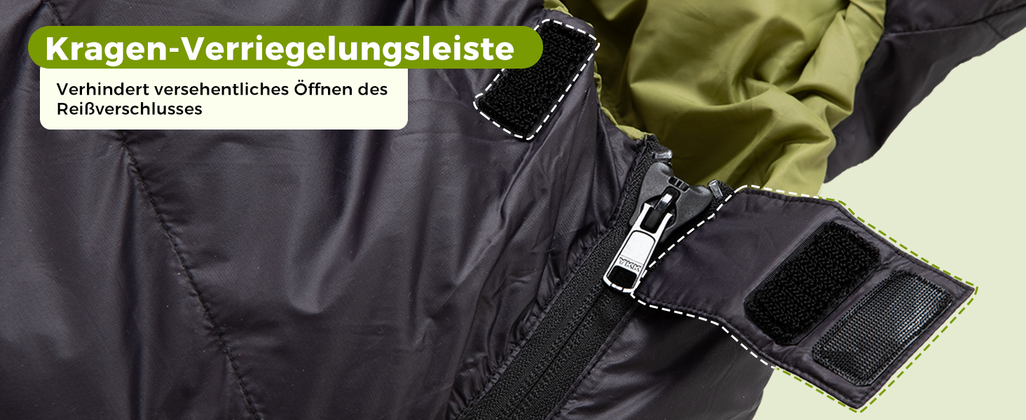 Спальний мішок ATEPA 0°C, чорний, для дорослих, 4-сезонний, водовідштовхувальний, комфортна температура 6°C, межа 1°C, для кемпінгу та подорожей