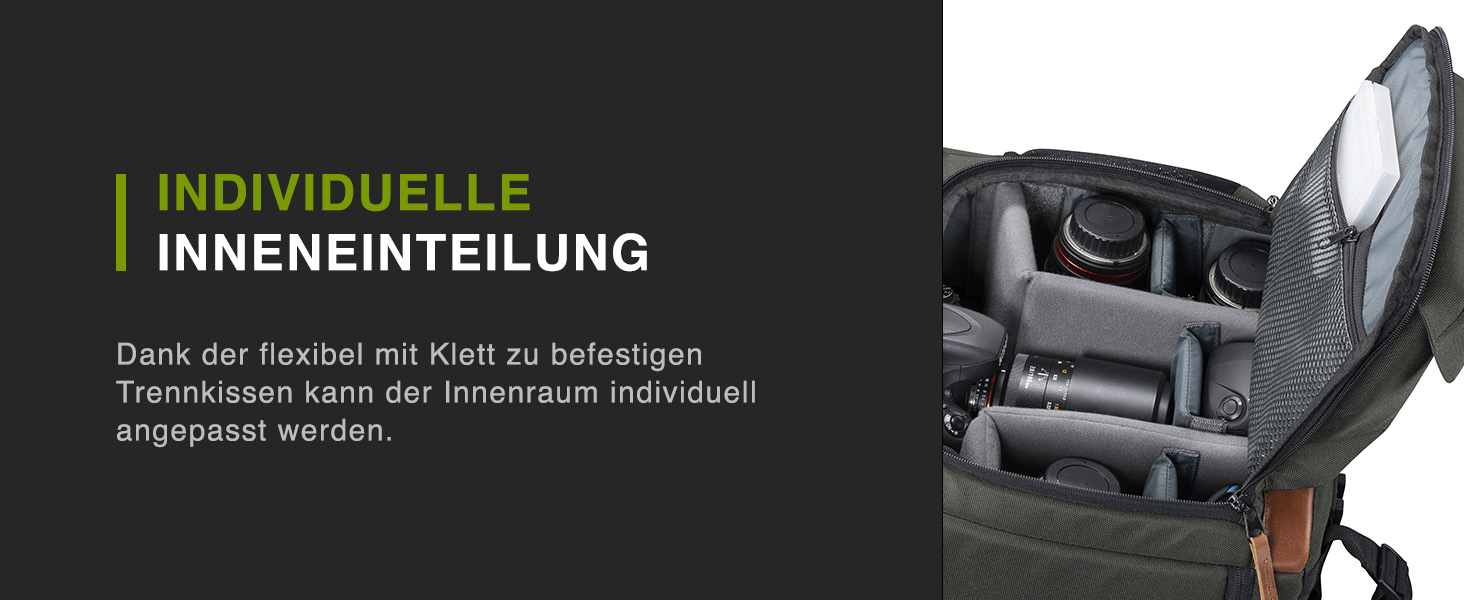 Рюкзак для фотоапарата Mantona Luis Green