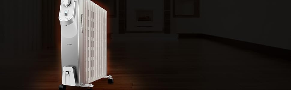 Масляний радіатор Cecotec ReadyWarm 11000 Space 360º Black - 2500 Вт, 11 секцій, 3 режими, 28 м²