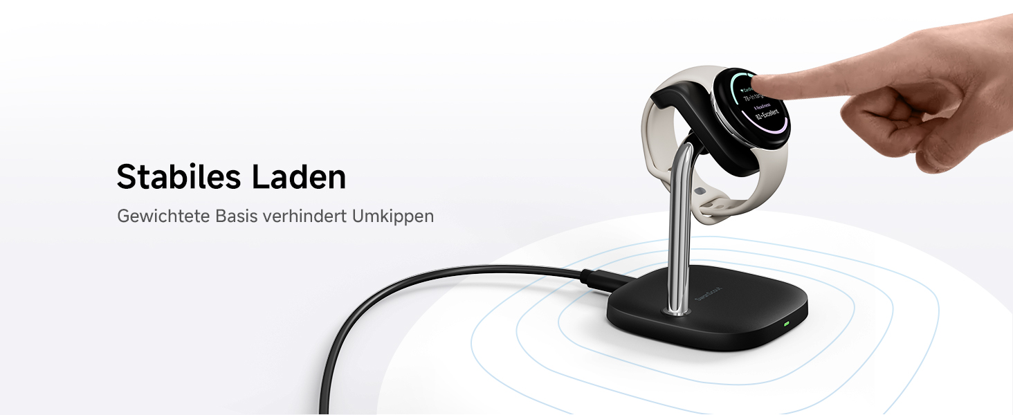 Зарядний пристрій SwanScout 505G2 для Google Pixel Watch 3/2 (не для Pixel Watch 1), магнітний зарядний пристрій, чорний