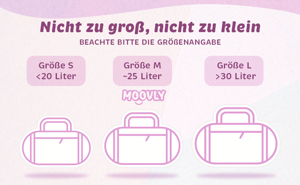 Дитяча спортивна сумка moovly 25 л для дівчат, середній розмір, з відділенням для взуття та вологих речей, м'який регульований ремінь, для спорту, плавання, подорожей