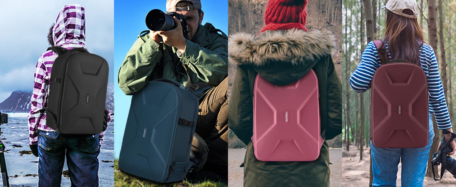 Рюкзак для фотокамери MOSISO: DSLR, SLR, беззеркальні камери, дрон, Canon, Nikon, Sony, сірий