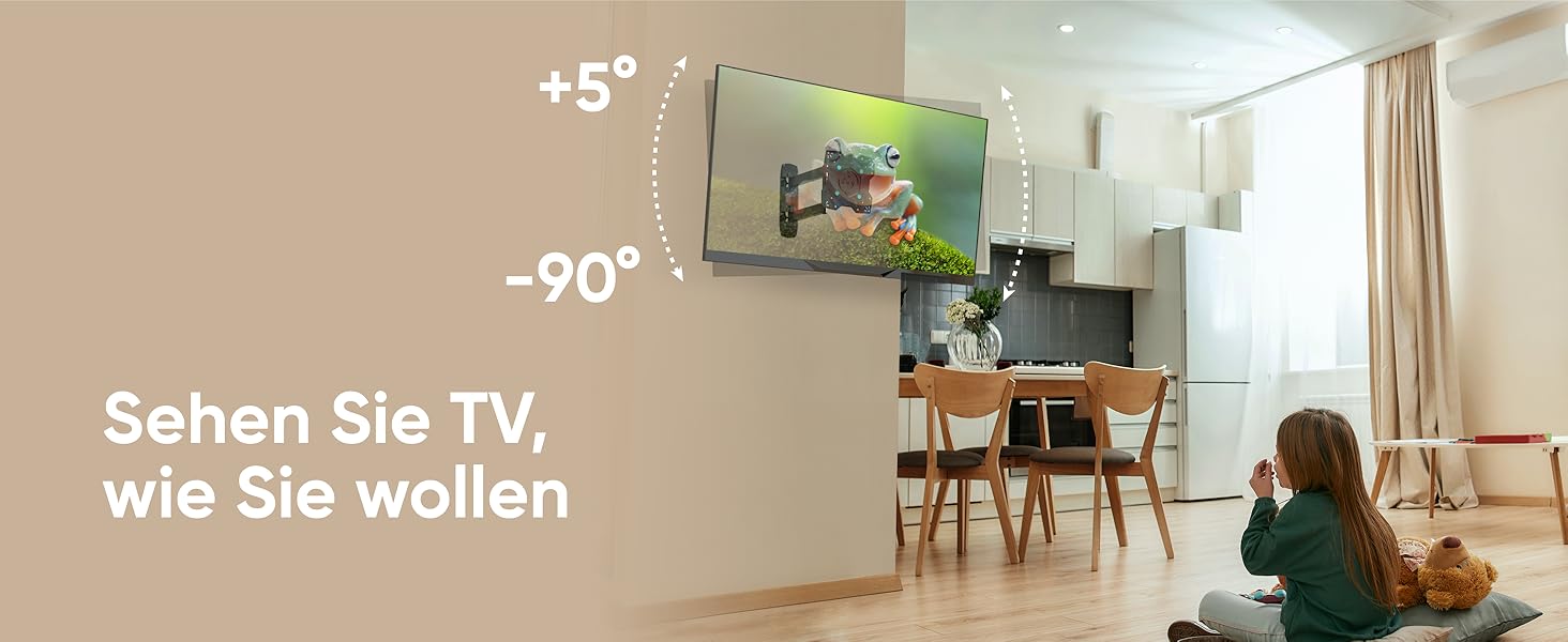 Настінний кріплення для телевізора ONKRON M4SR-B (17-43 дюйми, до 35 кг, VESA 200x200, чорний)