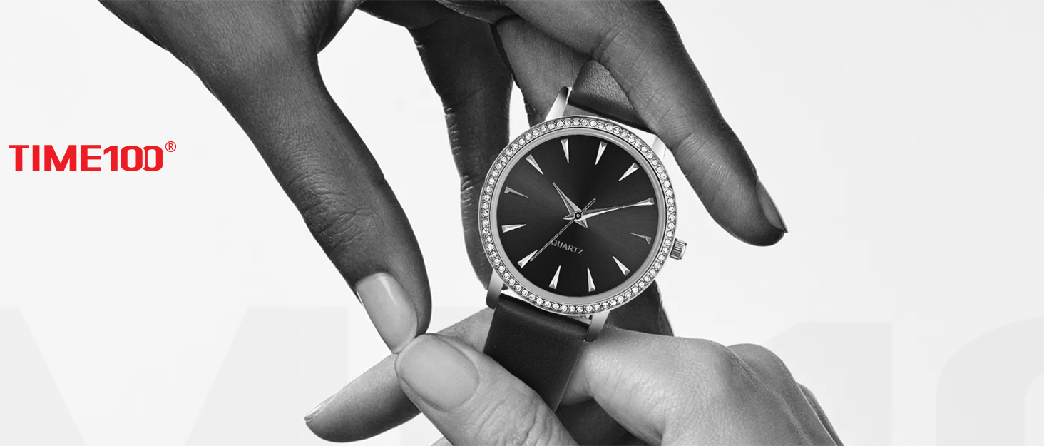 TIME100 Автоматичний годинник для чоловіків: водонепроникний, з підсвічуванням, серія Pilot, Angel Wing, бізнес-стиль, механічний годинник з шкіряним/силіконовим ремінцем, скелетний дизайн (чорний)