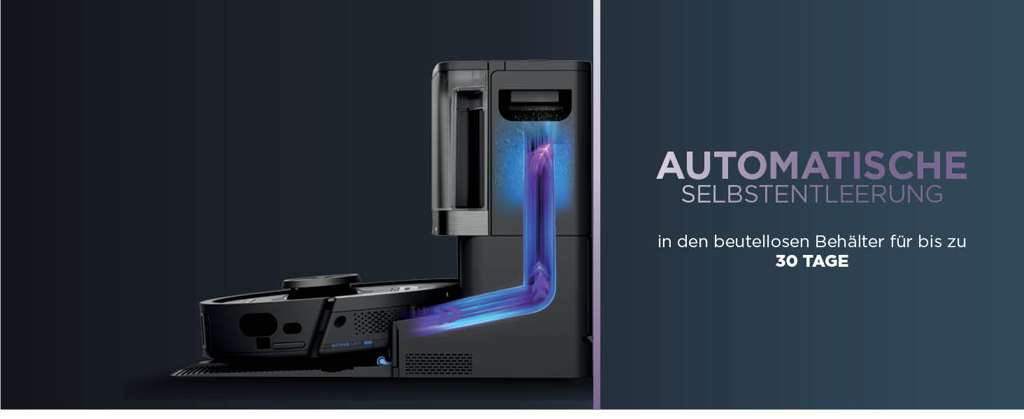 Робот-пилосос Shark PowerDetect 2-в-1 з функцією миття, NeverTouch Pro, самостійне очищення до 60 днів, LiDAR-навігація, NeverStuck, керування через додаток, RV2800ZEEU, 2 щітки, Anti-Micro Pads, 1 капсула