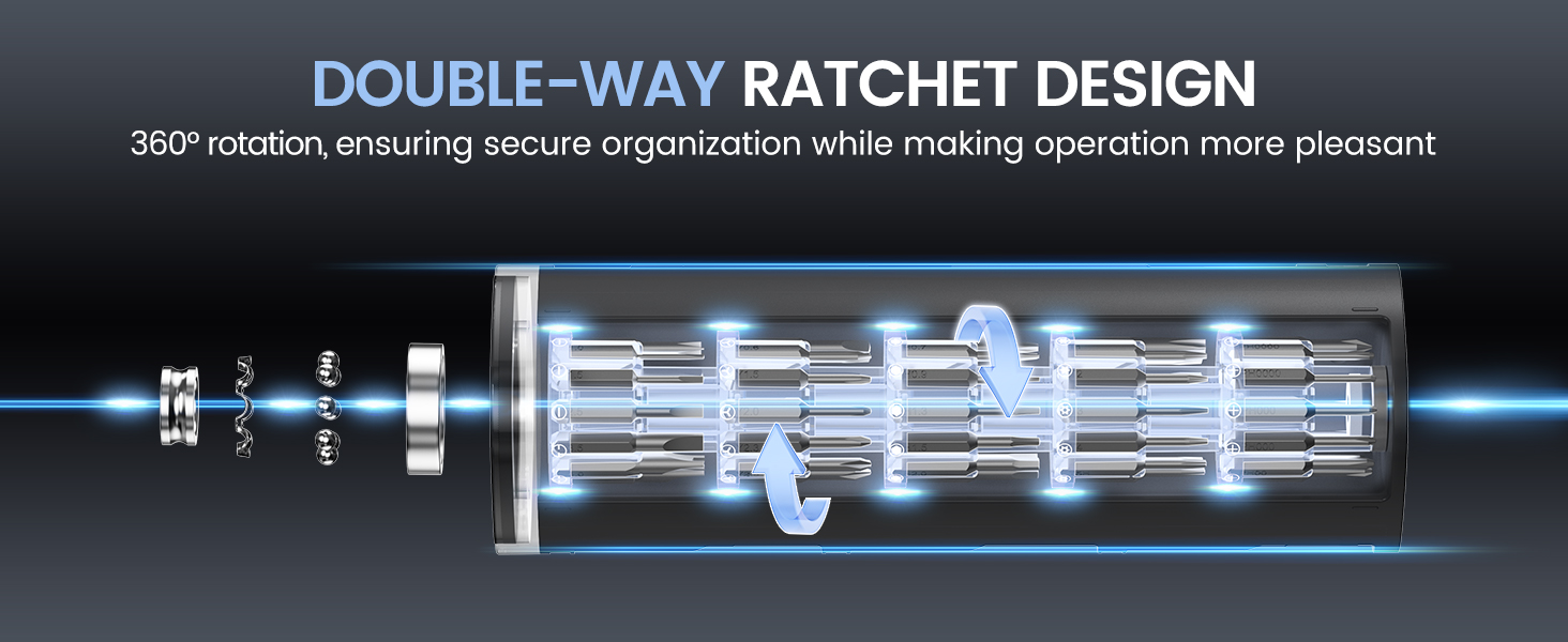 Електрична викрутка 78 в 1 з LED екраном та 72 бітами S2 для ремонту ноутбуків, окулярів, годинників