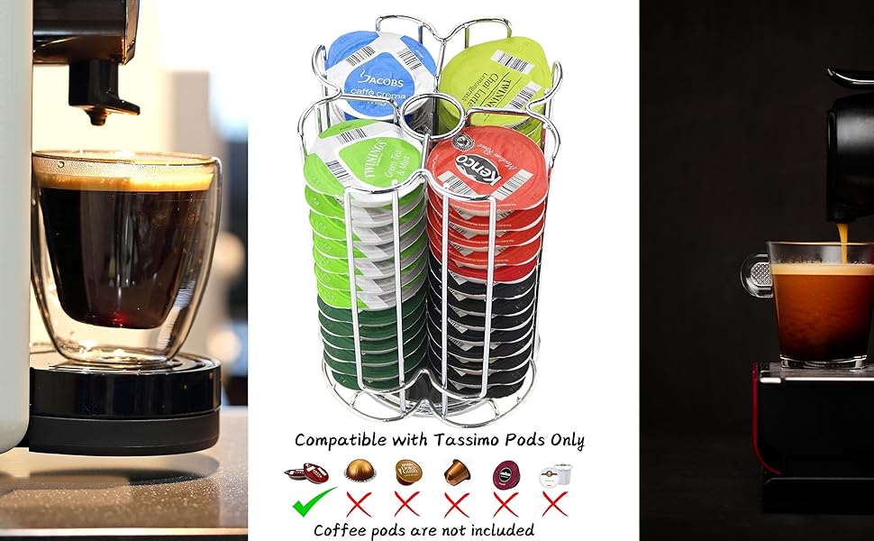 Підставка для капсул кави Tassimo EXZACT, обертова, на 52 капсули