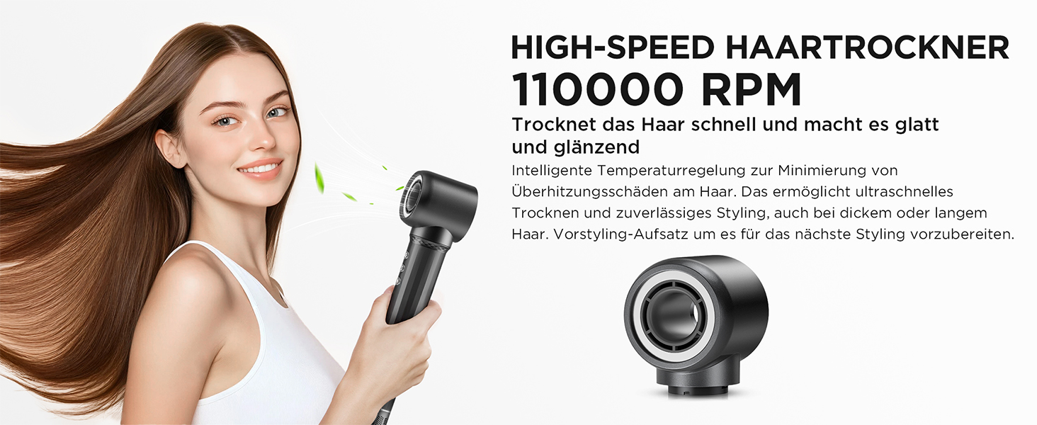 Айрстайлер 5 в 1: Іонний фен, плойка, щітка для об'єму, випрямляч, щітка-випрямляч. Швидке сушіння, об'єм, гладкість та блиск. Gunmetal
