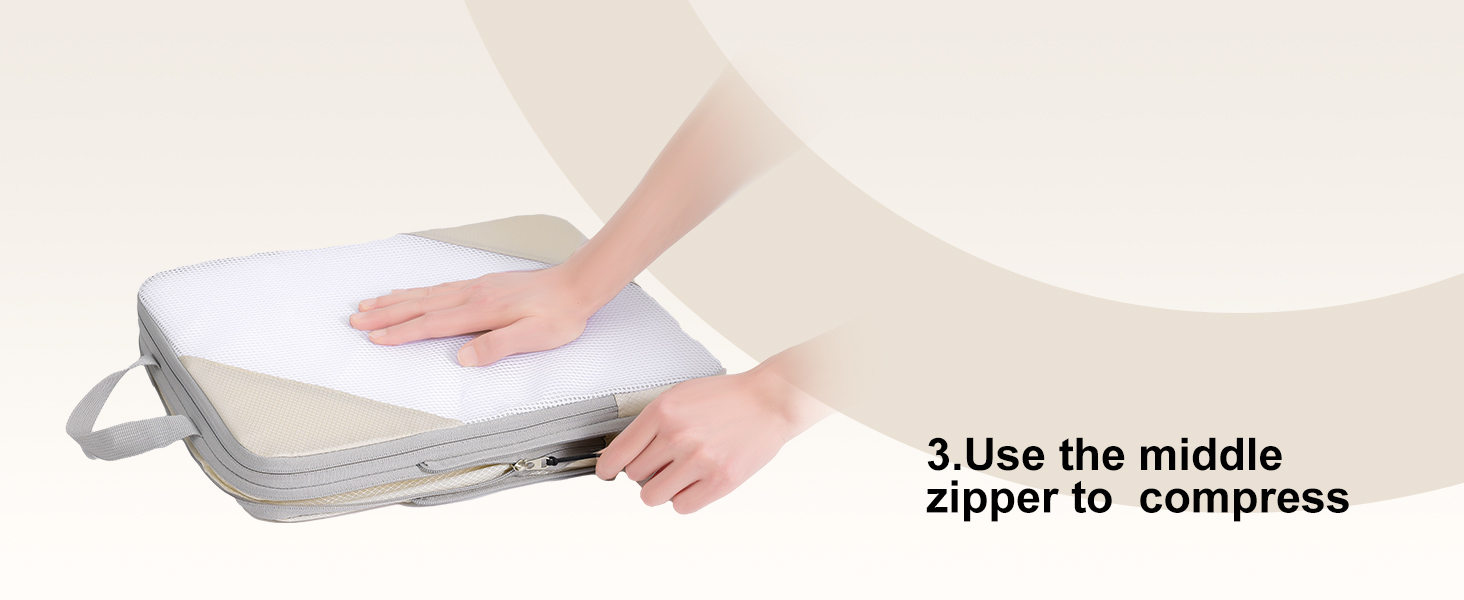 Органайзери для валізи DIMJ - Набір 8 шт. для подорожей, чорного кольору