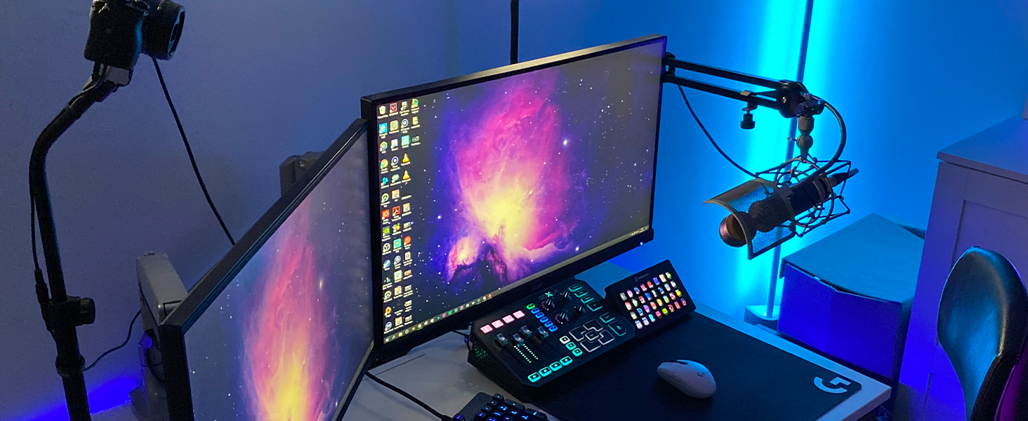 Професійний конденсаторний мікрофон Blue Yeti SL для запису та стрімінгу, сірий (з адаптером для стійки)