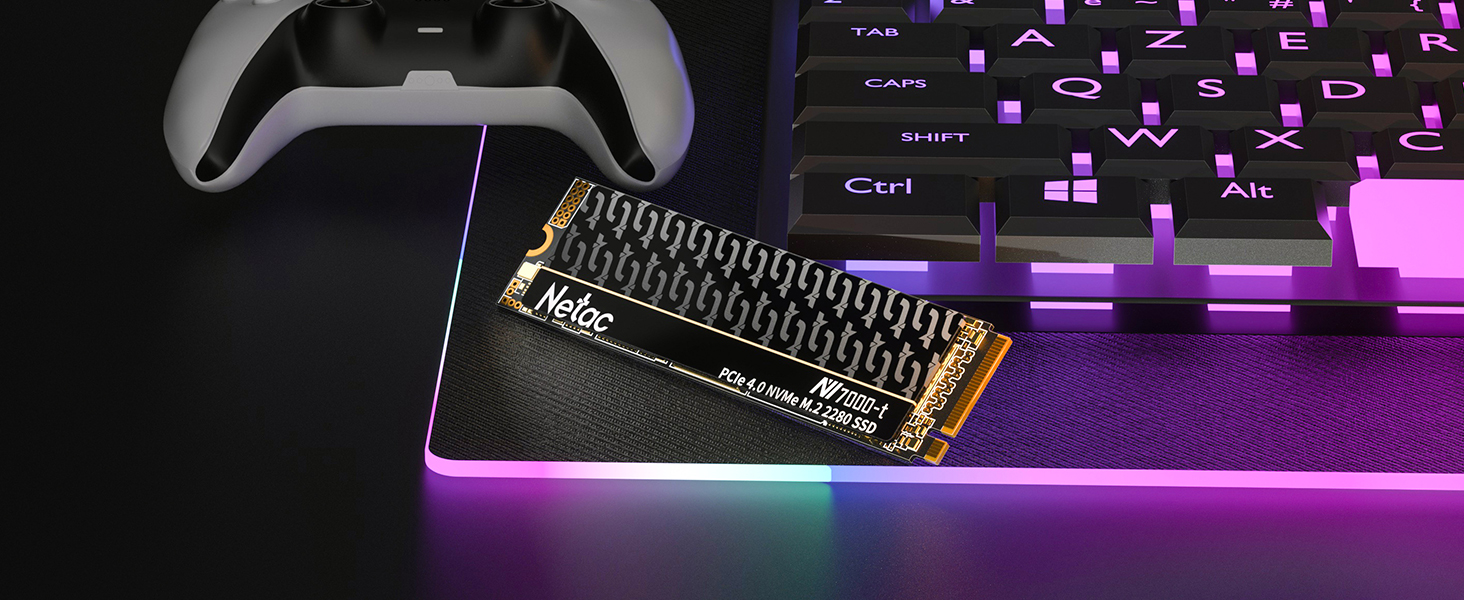 Netac NV7000-t 2TB M.2 NVMe SSD: Швидкий внутрішній SSD для геймінгу та відео, PCIe 4.0