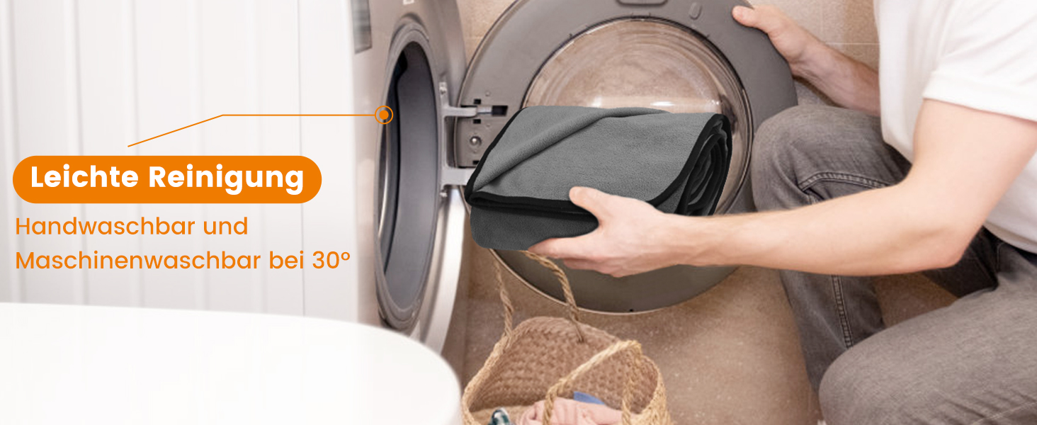 Водонепроникний коврик для собак PETTOM 152x127 см, м'який коврик для великих та маленьких собак, захисний коврик для дивана, ліжка, автокрісла, меблів - прання до 30°C (L, Сірий)