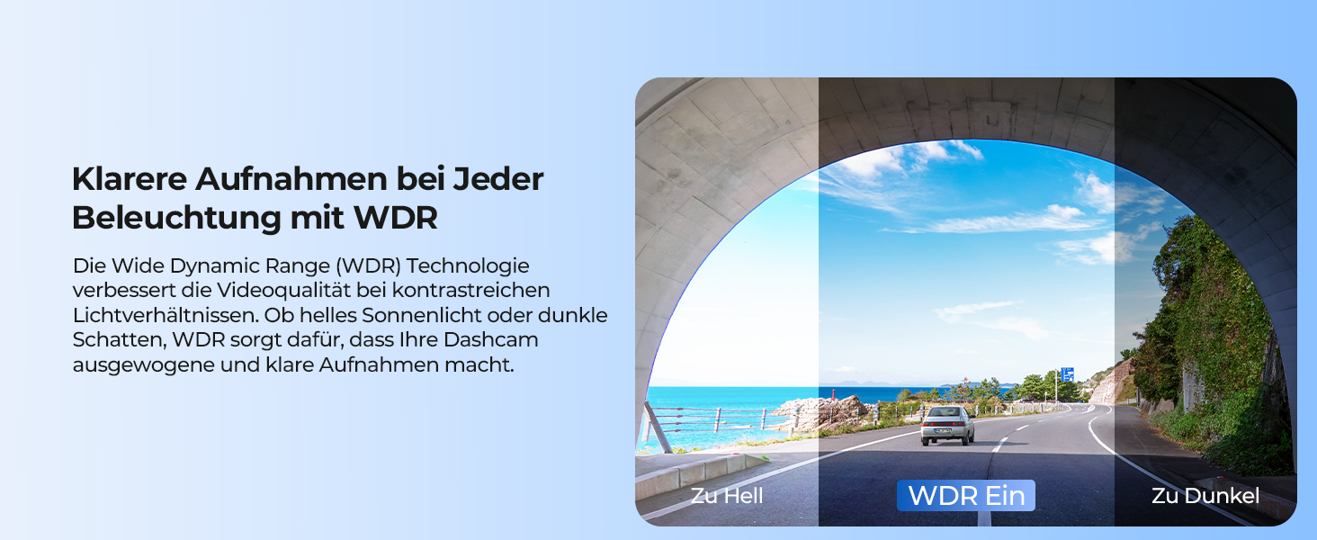 Відеореєстратор Krunia 2K WiFi Mini Dashcam Auto з GPS, CPL, WDR, Нічне Бачення, 24/7, Магнітне кріплення, Superkondensator, 170° Широкий Кут