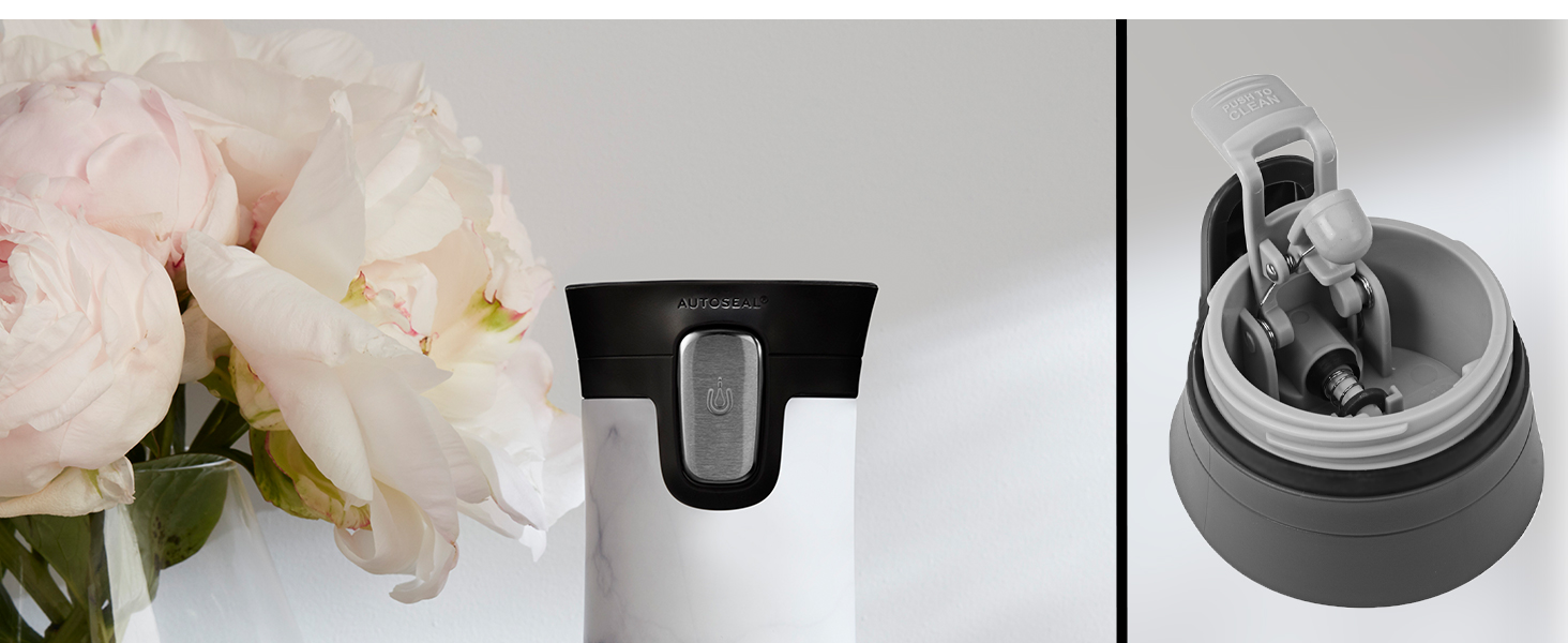 Термокружка Contigo Pinnacle Autoseal, 300 мл, нержавіюча сталь, ізольована, не протікає, з кришкою Easy-Clean, BPA-free