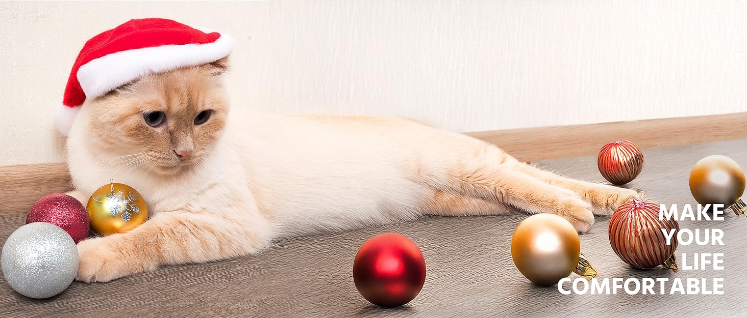 Дерево-стійка для котів Yaheetech 139 см, з 3 платформами, 3 стовпчиками для шліфування, 2 будиночками, м'ячиками, сірого кольору