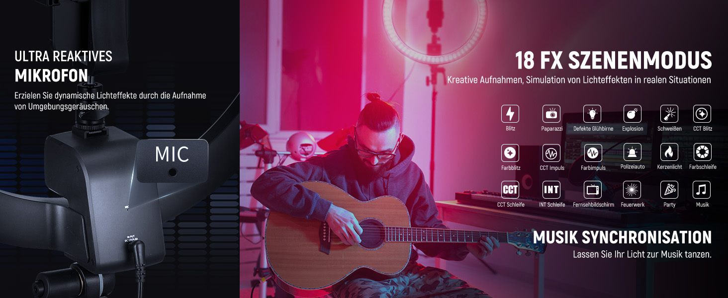 NEEWER кільцева лампа 20 дюймів LED з триподом та тримачем для телефону, 44 Вт 3200K-5600K з акумулятором, USB, для макіяжу, тату, вій, YouTube, TikTok, відеозйомки (SRP18C)