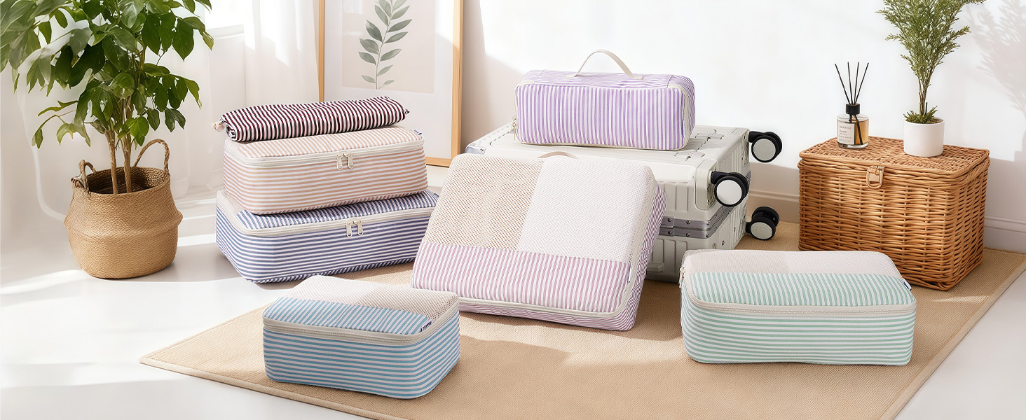 Набір органайзерів для валізи Narwey (7 шт.), кубики для пакування, органайзер для рюкзака, аксесуари для подорожей