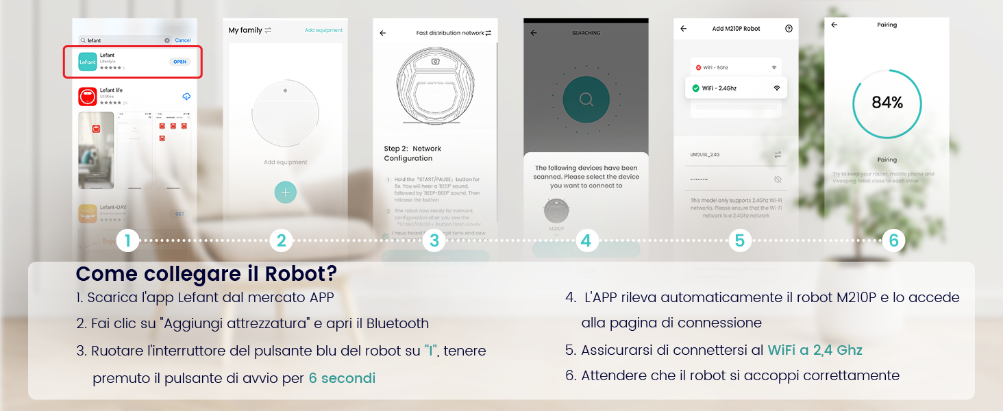 Робот-пилосос LEFANT Gen2 з функцією миття, 12000Pa, LiDAR-навігація, керування через додаток/Alexa/iWatch (M210P)
