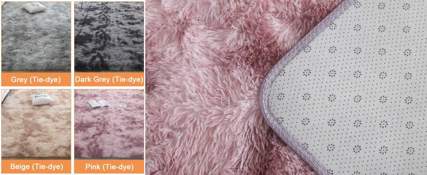 Килимок для вітальні та спальні Gsogcax, 120 x 160 см, сірий, пухнастий, з антиковзаючим покриттям, супер м'який, великий, для дому, сучасний декор, килим на підлогу