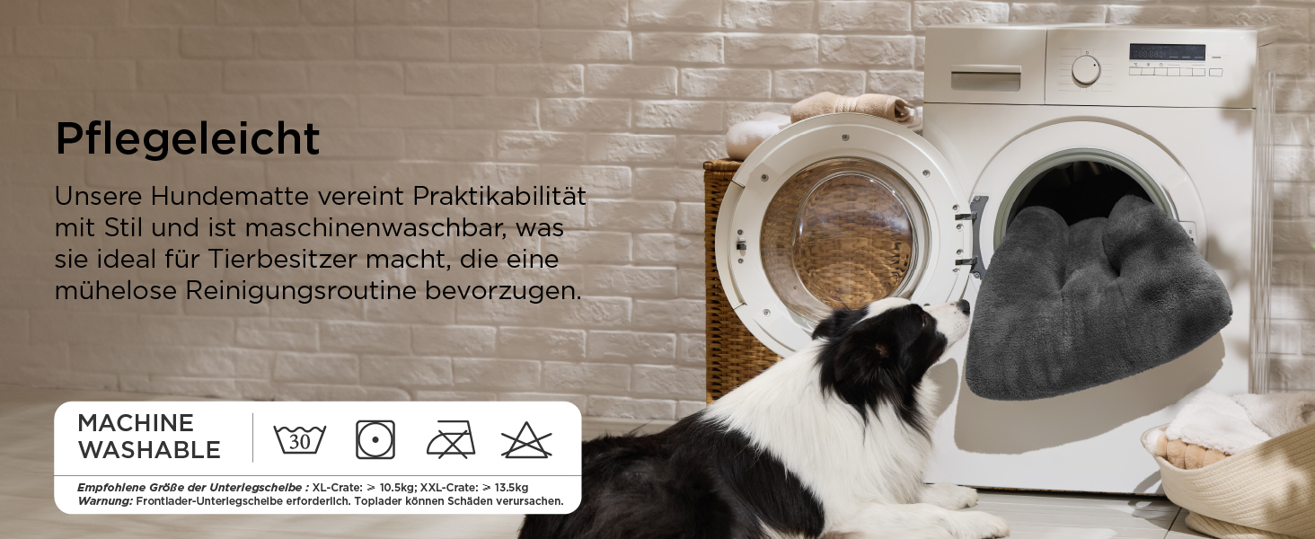 Крісло-лежанка для собак BEDSURE XL - велике, 104x69x8 см, сіре. Лежанка для собак з антиковзним дном, м'яка та зручна.