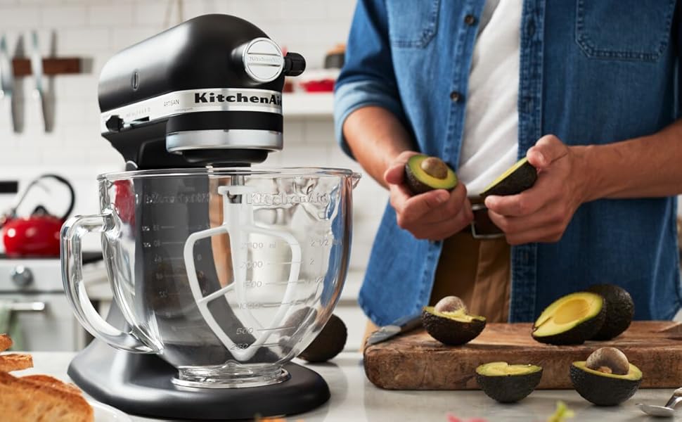 Скляна чаша KitchenAid 4,7 л для міксера 5KSM5GB
