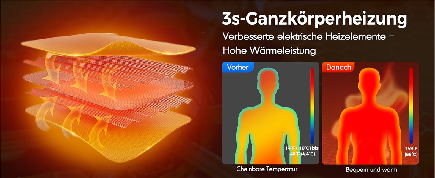 Обогреваемый жилет для мужчин из флиса с Powerbank, 15 зон обігріву, легкий, дихаючий, теплий жилет, чорний