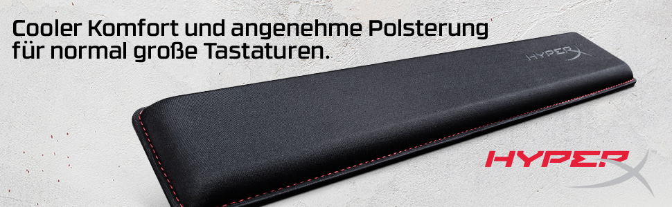 Підставка для зап'ястя HyperX Ergonomisch, гумова, чорна
