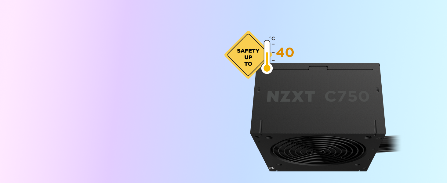 Блок живлення NZXT C850 Gold ATX 3.1, 850W, повністю модульний, 80 Plus Gold, чорний
