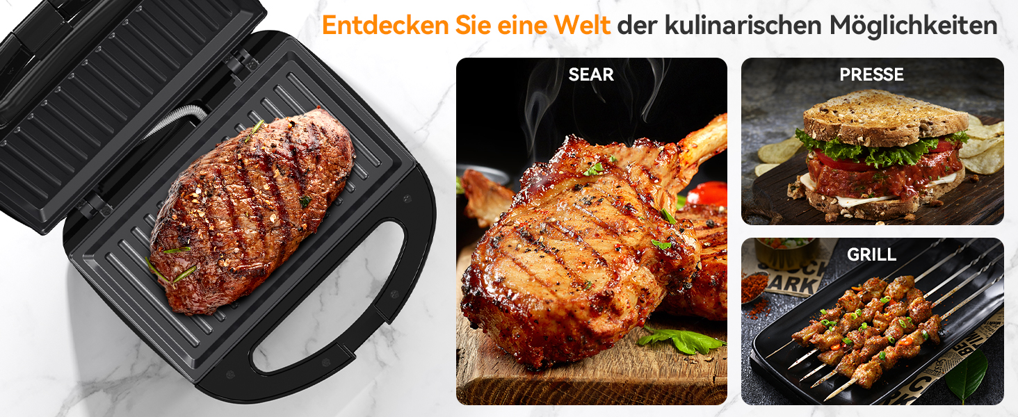 Вафельниця Snailar 750W з антипригарним покриттям, 2 вафельні пластини, для приготування бельгійських вафель