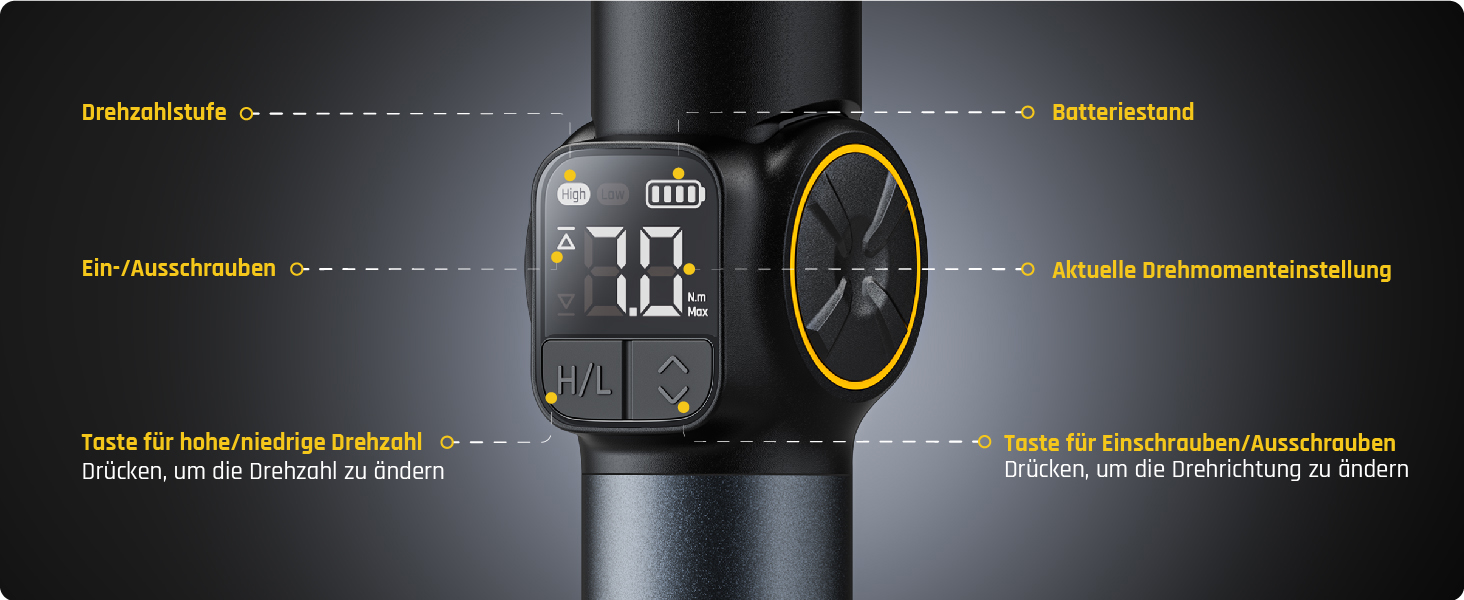Fanttik Fold S1 APEX: Акумуляторний шуруповерт 3.7V з дисплеєм, регулюванням швидкості та шісткунтом 1/4 дюйма – ідеальний інструмент для DIY