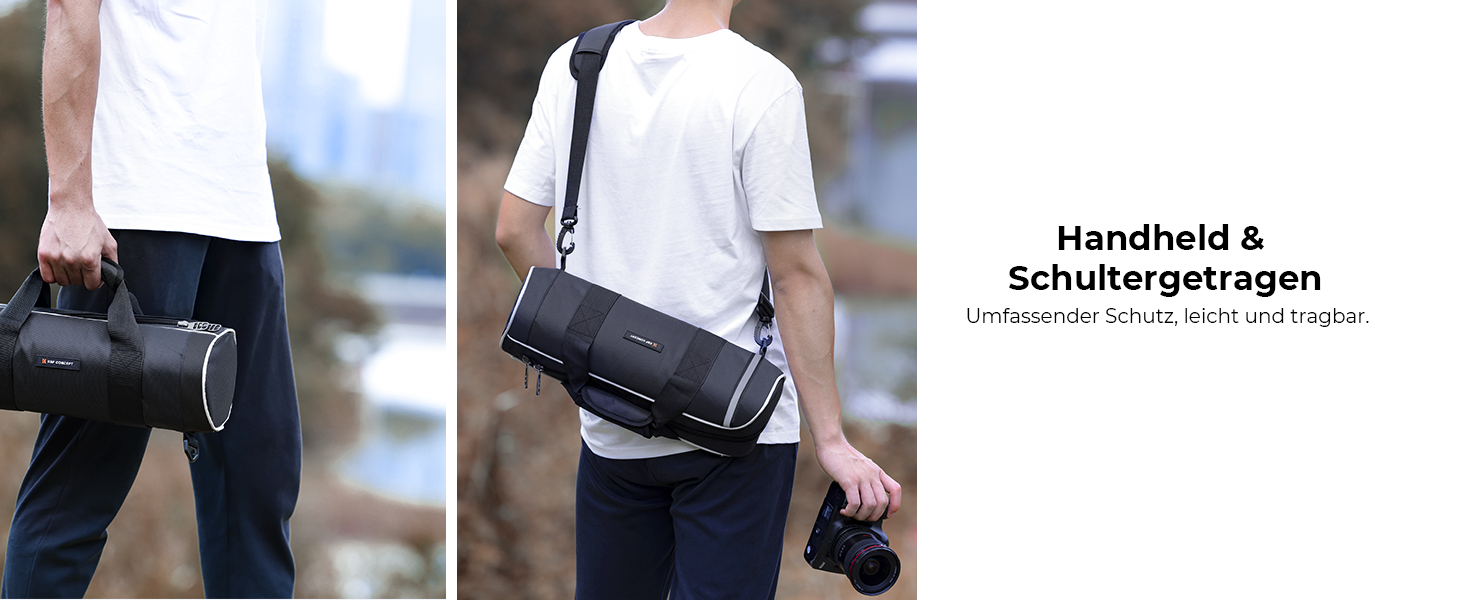 Штатив K&F Concept 172см з вуглецевого волокна, D255C4(SA255C1) - компактний штатив для камери/телефону, легкий трипод з функцією монопода, 1/4” гвинт, туристичний штатив з кульковою головкою 360° для DSLR, до 10кг