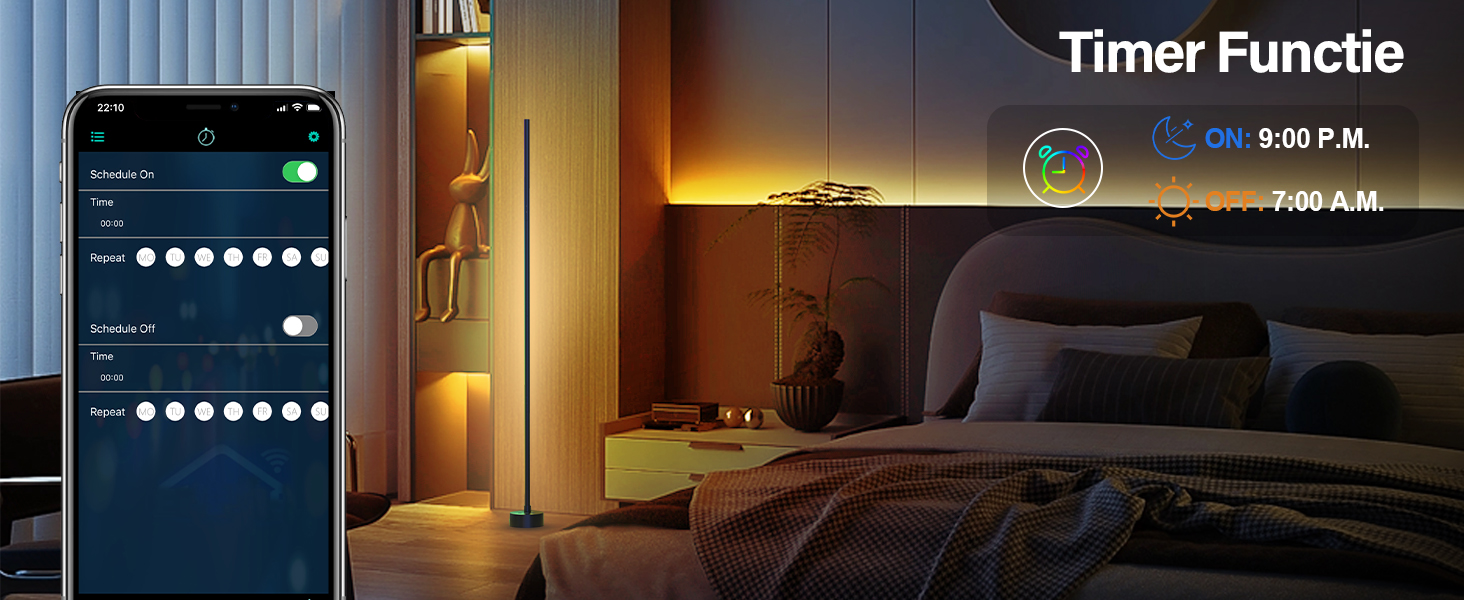 LED-підсвітка для дому: RGB-лампа для вітальні, спальні, ігрової кімнати. Димер, керування через додаток, музичний синхронізатор, 16 мільйонів кольорів, 68 режимів, чорний колір