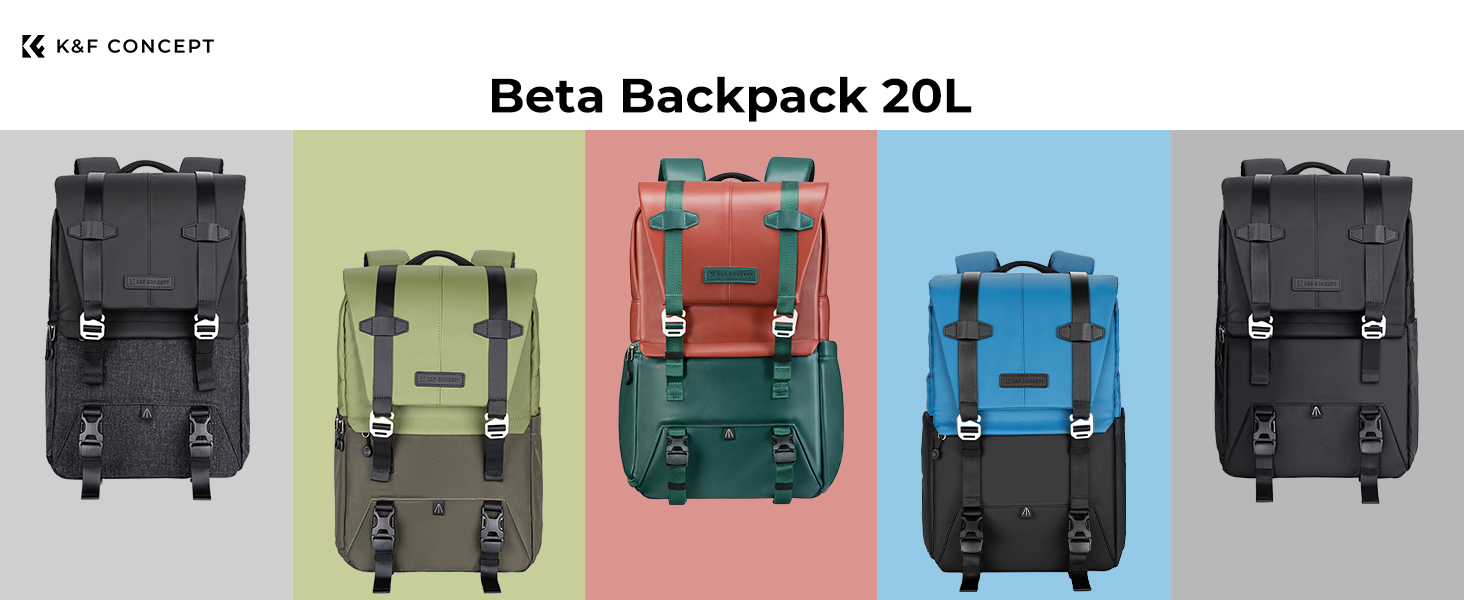 Рюкзак для камери K&F Concept 20L, з відділенням для ноутбука 15.6