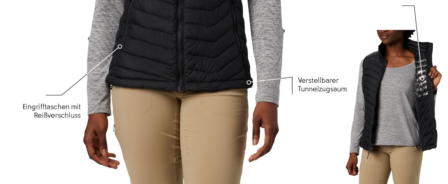 Жіноча тепла жилетка Columbia Powder Lite Vest, розмір M, колір Nocturnal