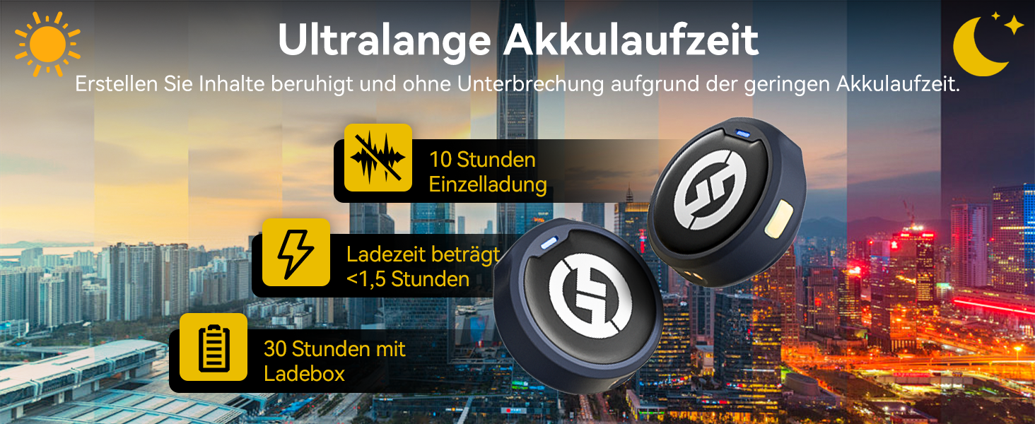 Hollyland Lark M2 бездротовий петличний мікрофон для iPhone 15/16/17 та Android, 300м радіус дії, Hi-Fi звук, шумозаглушення, 30 годин роботи, міні-мікрофон для відео (2TX + USB-C RX + зарядний кейс) USB-C (2TX+1RX) Чорний