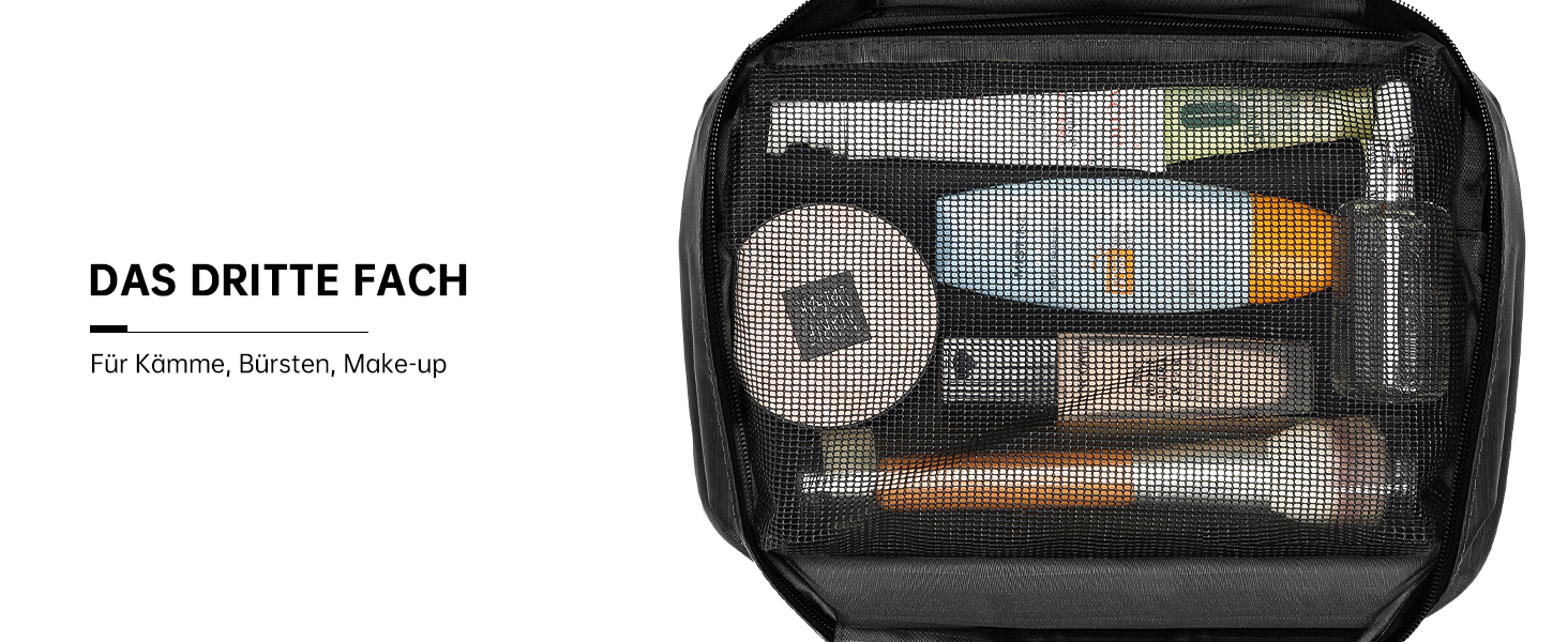 Сумка для туалетних аксесуарів на гачок, велика дорожня сумка-органайзер для жінок та чоловіків, 4-в-1 водонепроникна, армійний зелений (чорний)