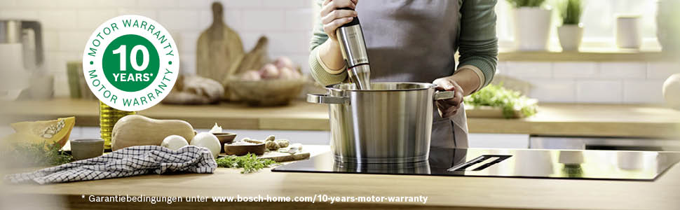 Ручний блендер Bosch MaxoMixx MS8CM61V1, 1000 Вт, нержавіюча сталь