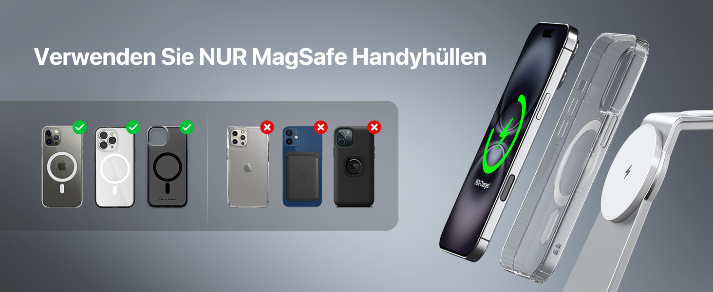 Зарядний стан MagSafe 3 в 1: для Apple Watch, iPhone та AirPods Pro 3/2. Бездротова зарядка для iPhone 16/15/14/13/12 (срібло)