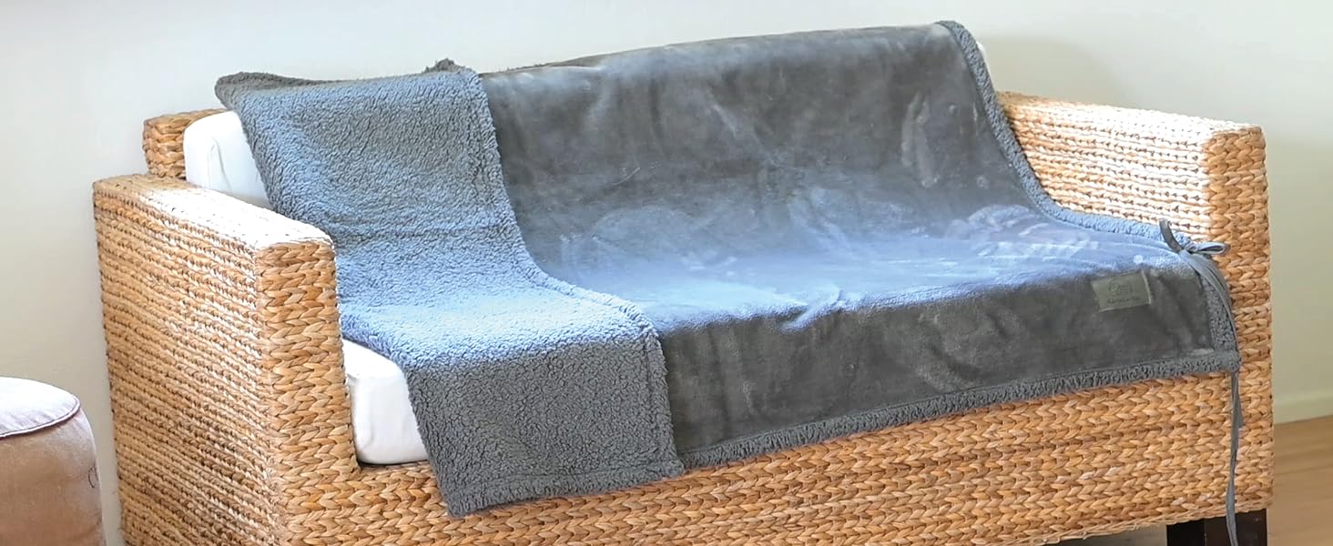 Водонепроникний килимок для собак 150x160 см | Практичний, для подорожей, авто, дивану | Легкий, зручний, миється | 150x160 см