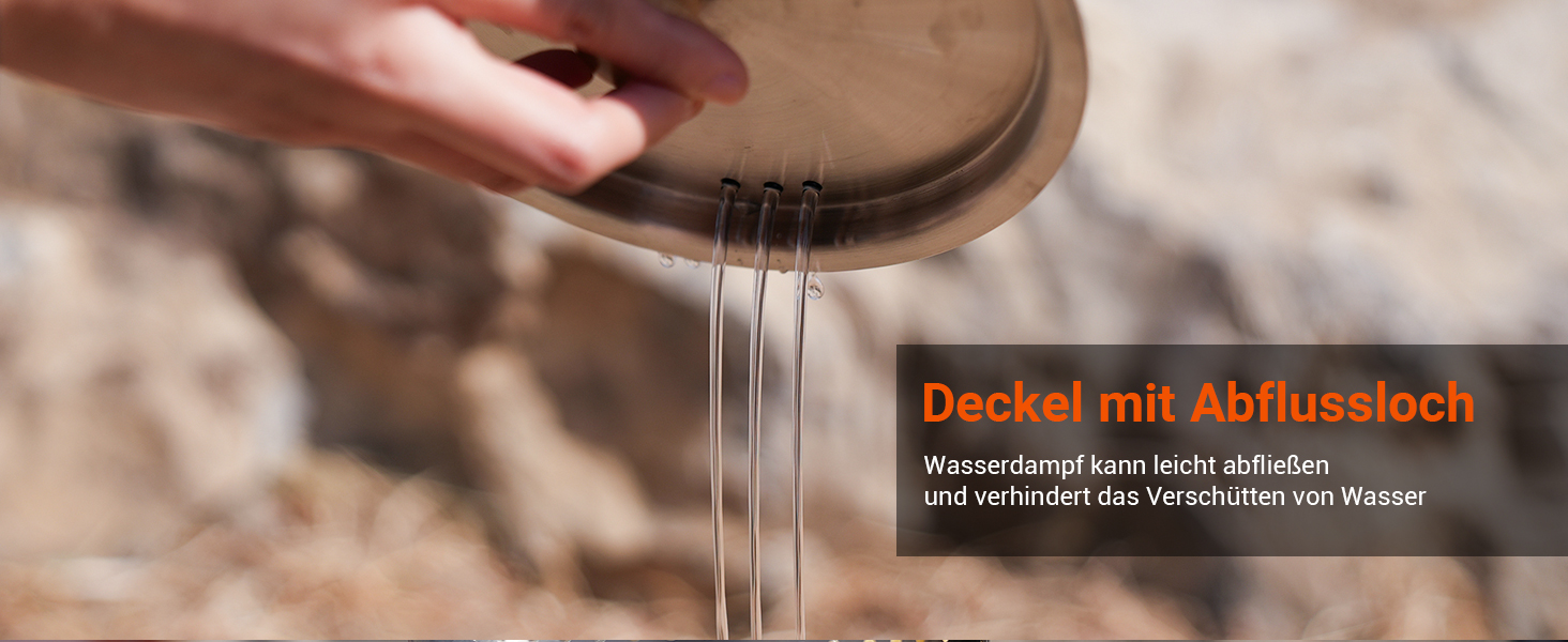 Набір кухонного посуду для кемпінгу KingCamp з антипригарним покриттям (4 шт.)