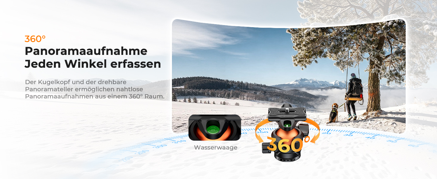 Штатив для камери та смартфона K&F Concept A305A1, 187 см, трипод з регулюванням висоти, алюміній