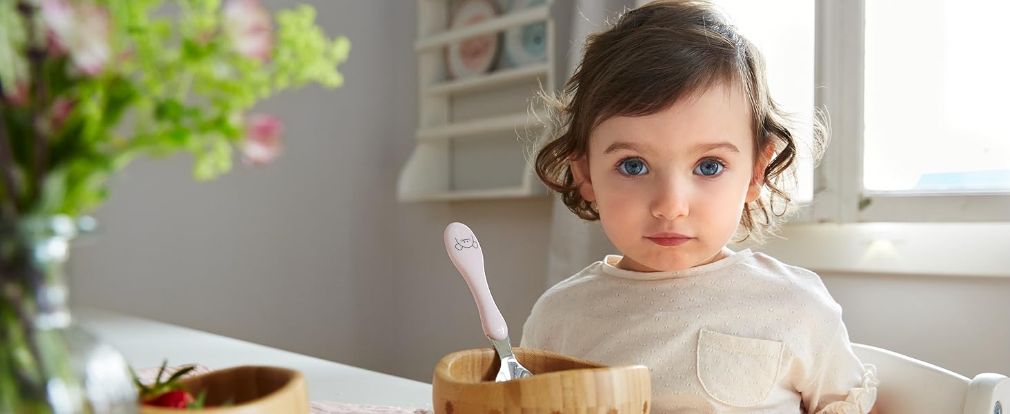 Набір дитячого посуду LÄSSIG 3 шт. (ложка, виделка, ніж) з нержавіючої сталі та пластикової ручки - Garden Explorer