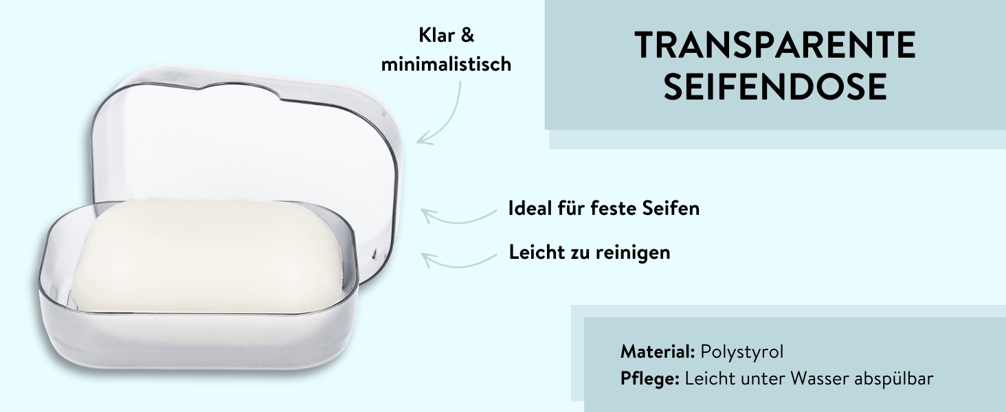 PARSA Beauty Тримач для мила чорного кольору – неслизька мильниця з гумовим покриттям – стильний та позачасовий дизайн для ванної, душу та кухні – надійна мильниця для твердого мила в кожному домі