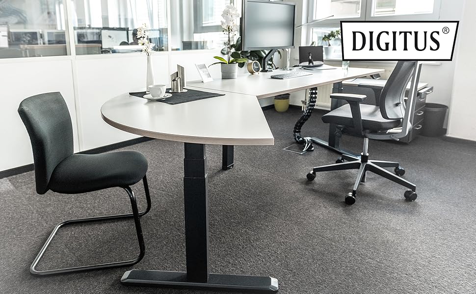 Підставка для ноутбука DIGITUS з тримачем для смартфона - для 17