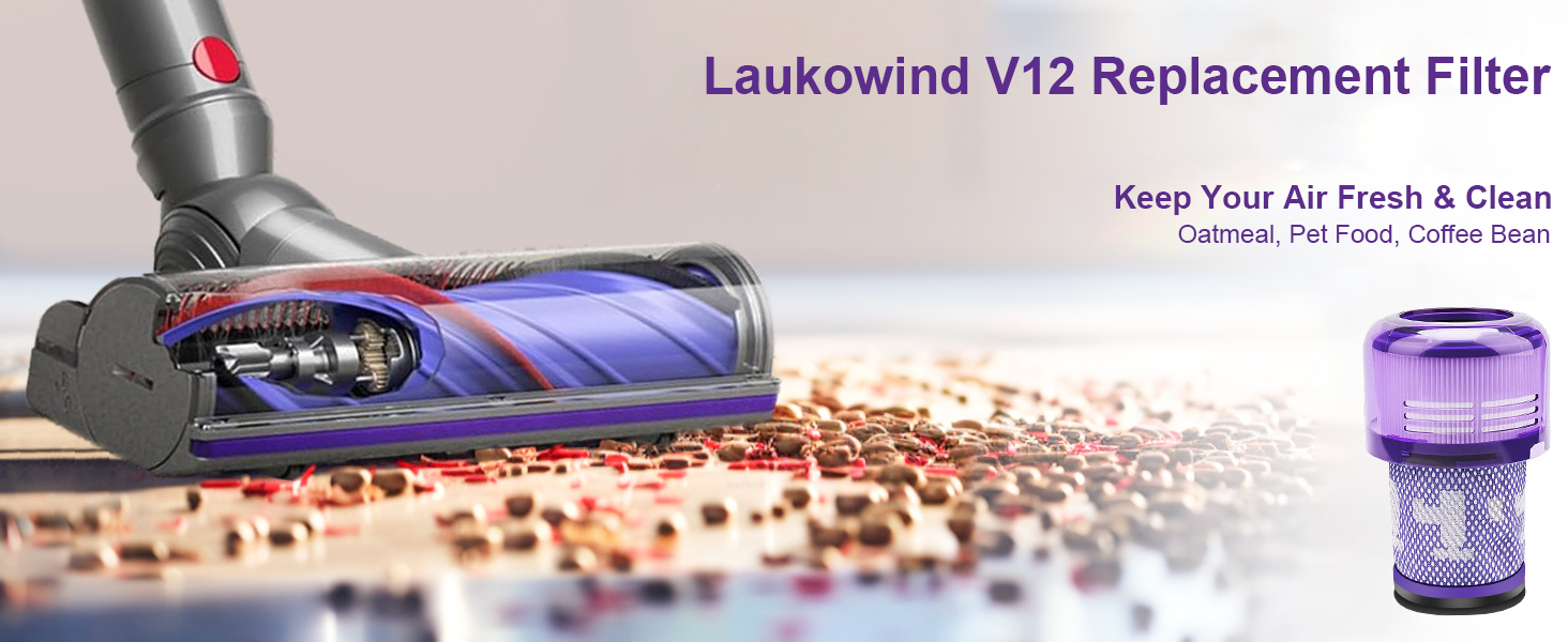Набір фільтрів для пилососа Dyson V15 SV14 DV17 SV22 та V12 (4 шт.) — смінні HEPA-фільтри для акумуляторного пилососа