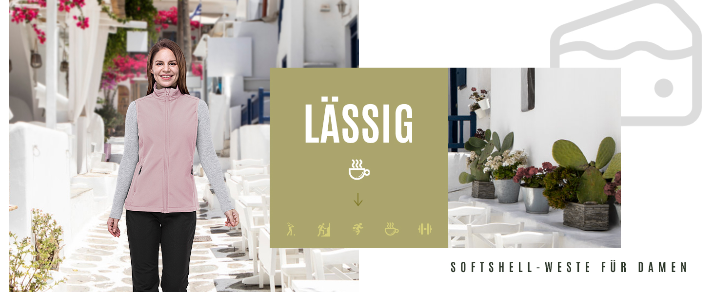 Легка жіноча софтшеллова жилетка 33,000ft: водонепроникна, вітрозахисна, для бігу, гольфу, туризму, біла