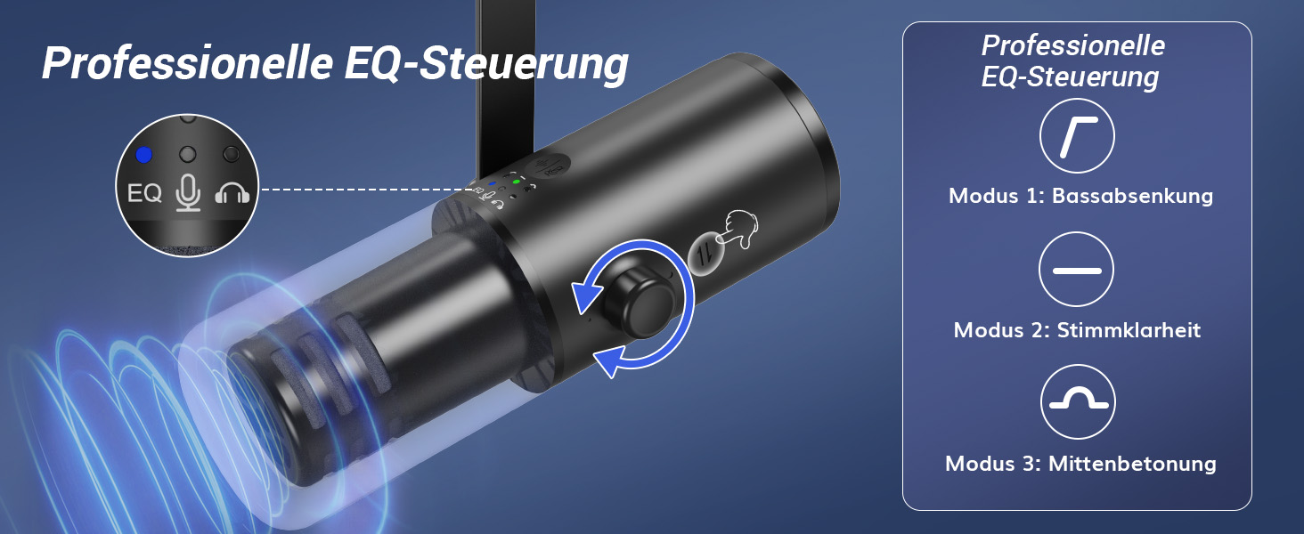 Професійний USB/XLR мікрофон TONOR TD510 AIR+H з кріпленням 