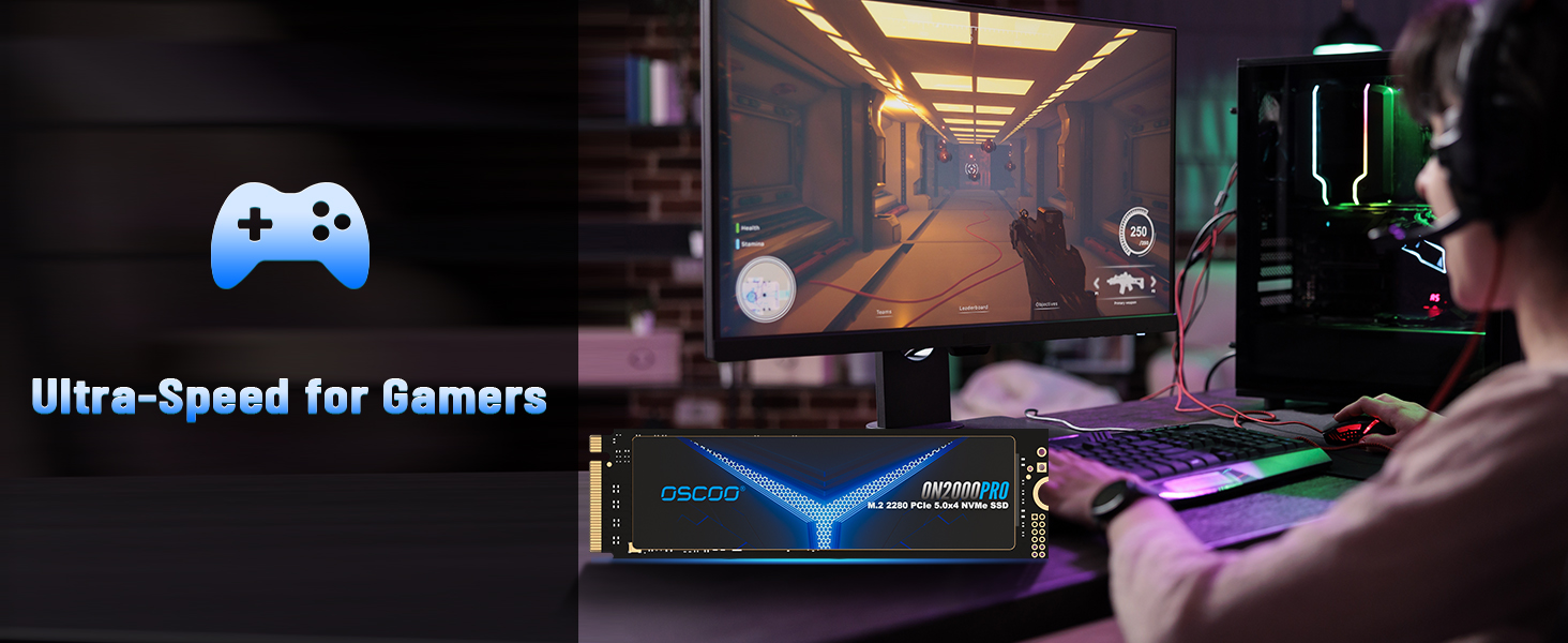 SSD NVMe 1TB PCIe Gen4x4/Gen5.0 2280 - до 14000 МБ/с (Чіткий NAND)